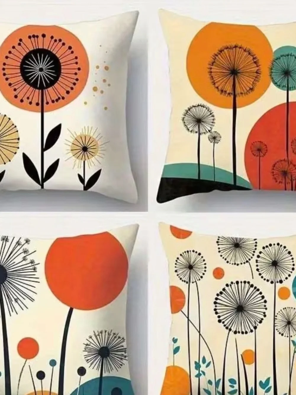 A BEAUTIFUL THROW PILLOW CASES 4pcs